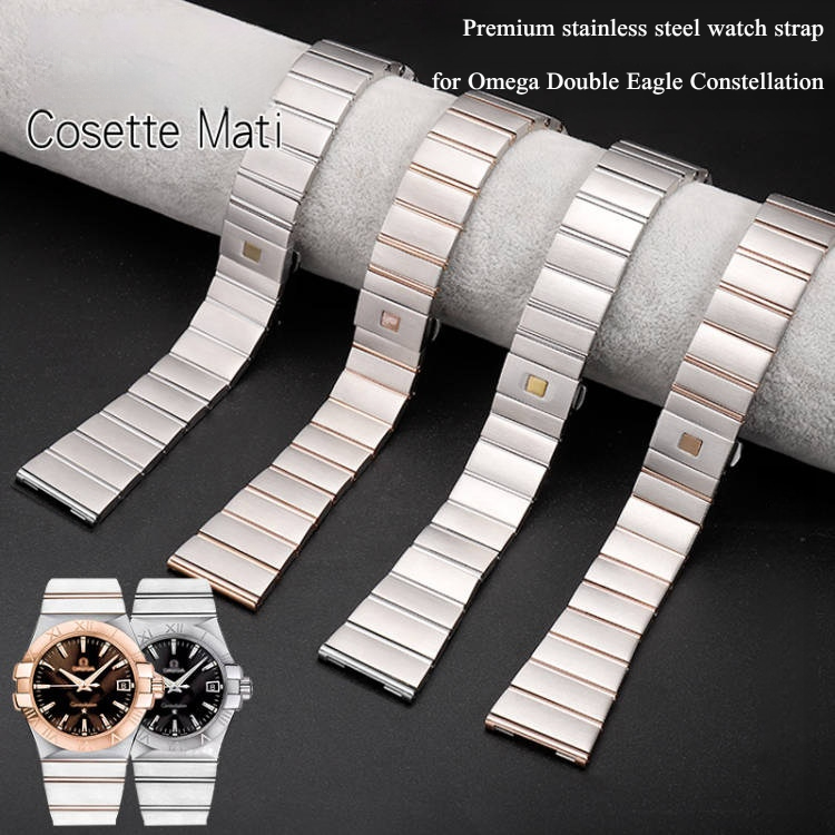 Omega Watch Constellation - Tali baja tahan karat untuk gelang