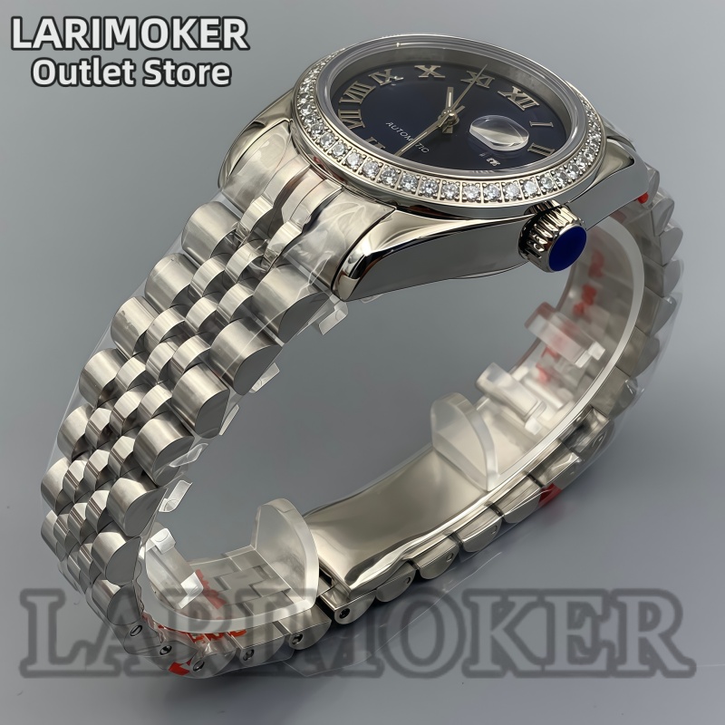 LARIMOKER Jam Tangan Otomatis  - Stainless Bracelet Diver ulasan dan harga