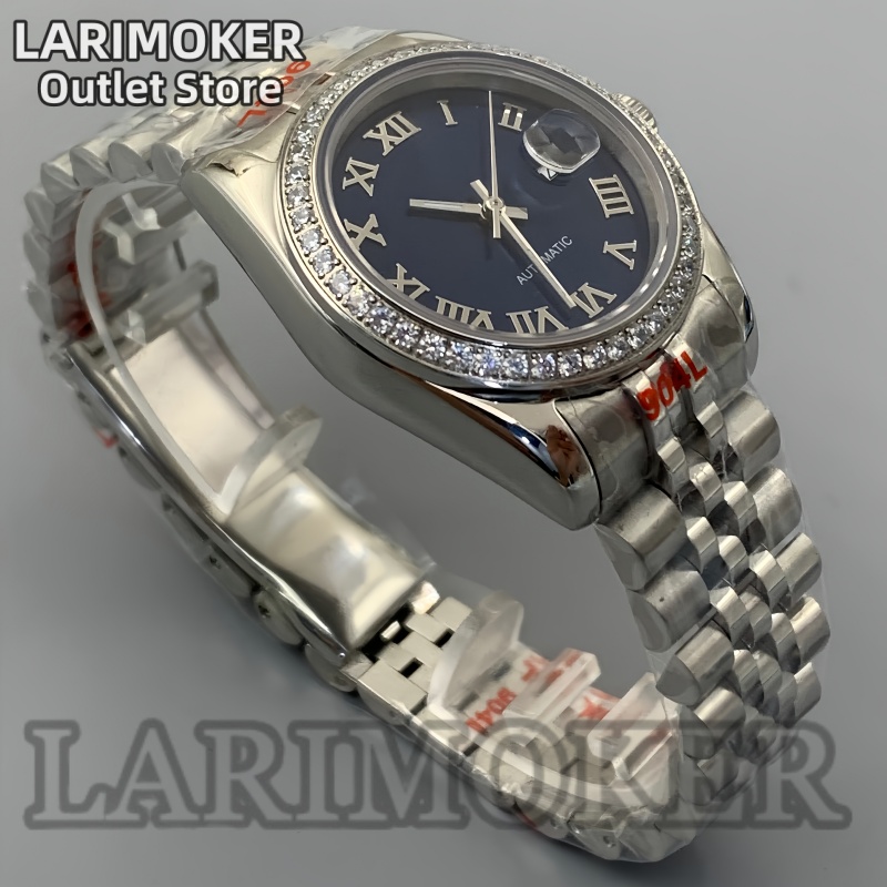 LARIMOKER Jam Tangan Otomatis  - Stainless Bracelet Diver ulasan dan harga