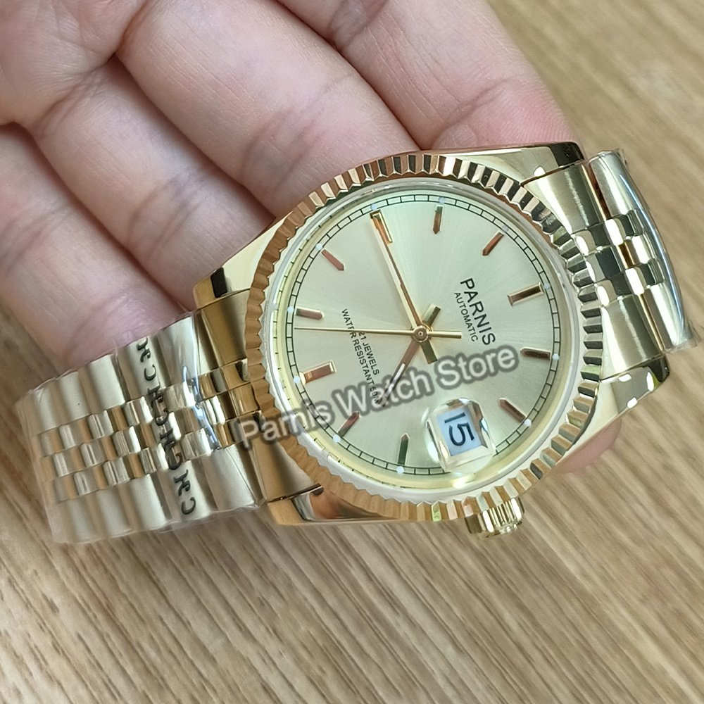 Parnis jam tangan otomatis pri - Rolex Watch Datejust ulasan dan harga