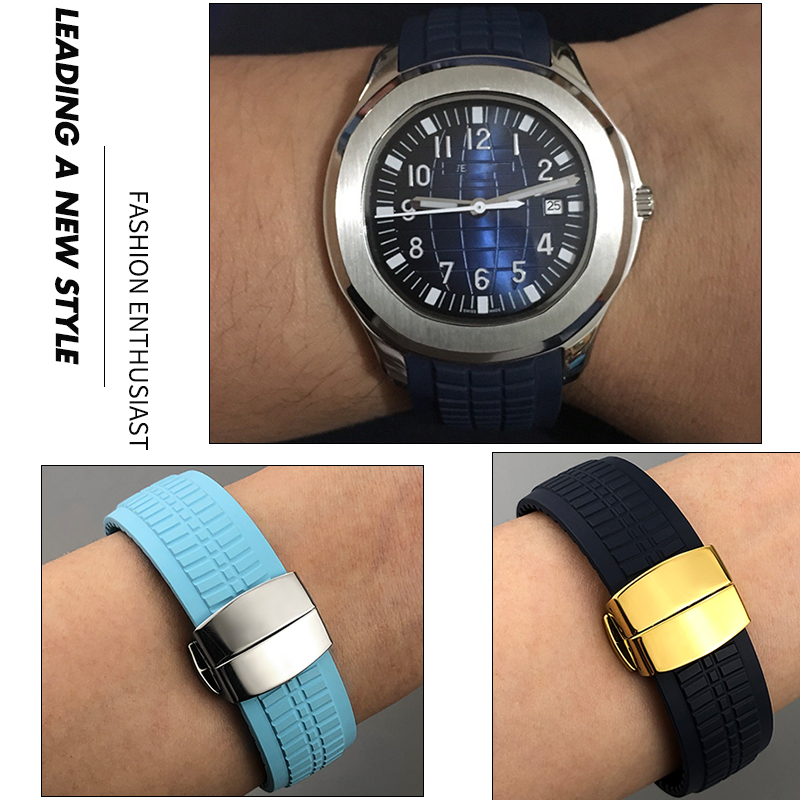 Tali Jam Tangan Fluororubber F - Patek Philippe Watch Aquanaut ulasan dan harga