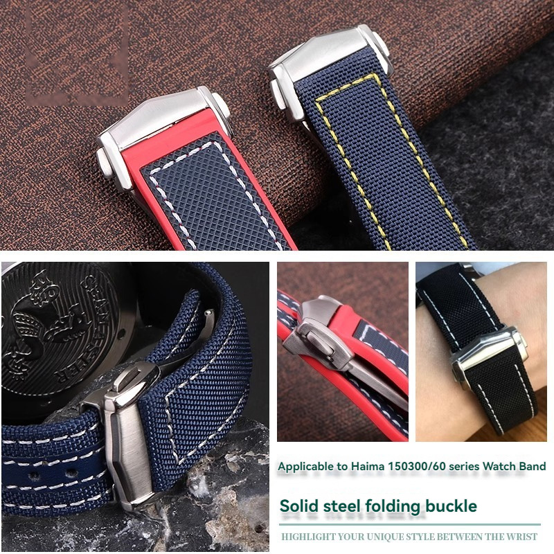 Gesper Jam Tangan untuk Omega  - Canvas Strap Watch ulasan dan harga