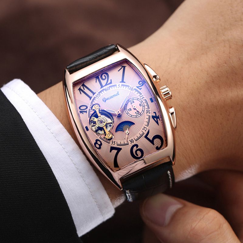 Jam Tangan Mekanik Otomatis Pr - Cartier Watch Tank ulasan dan harga