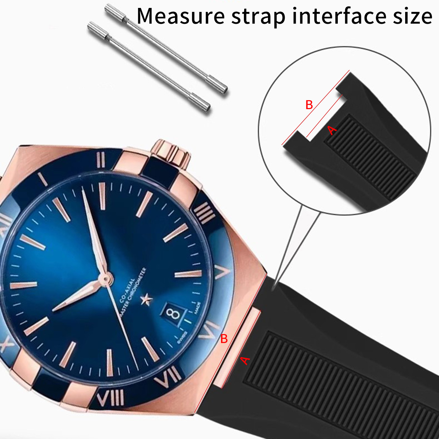 Tali Jam Tangan Karet Silikon  - Omega Watch Constellation ulasan dan harga