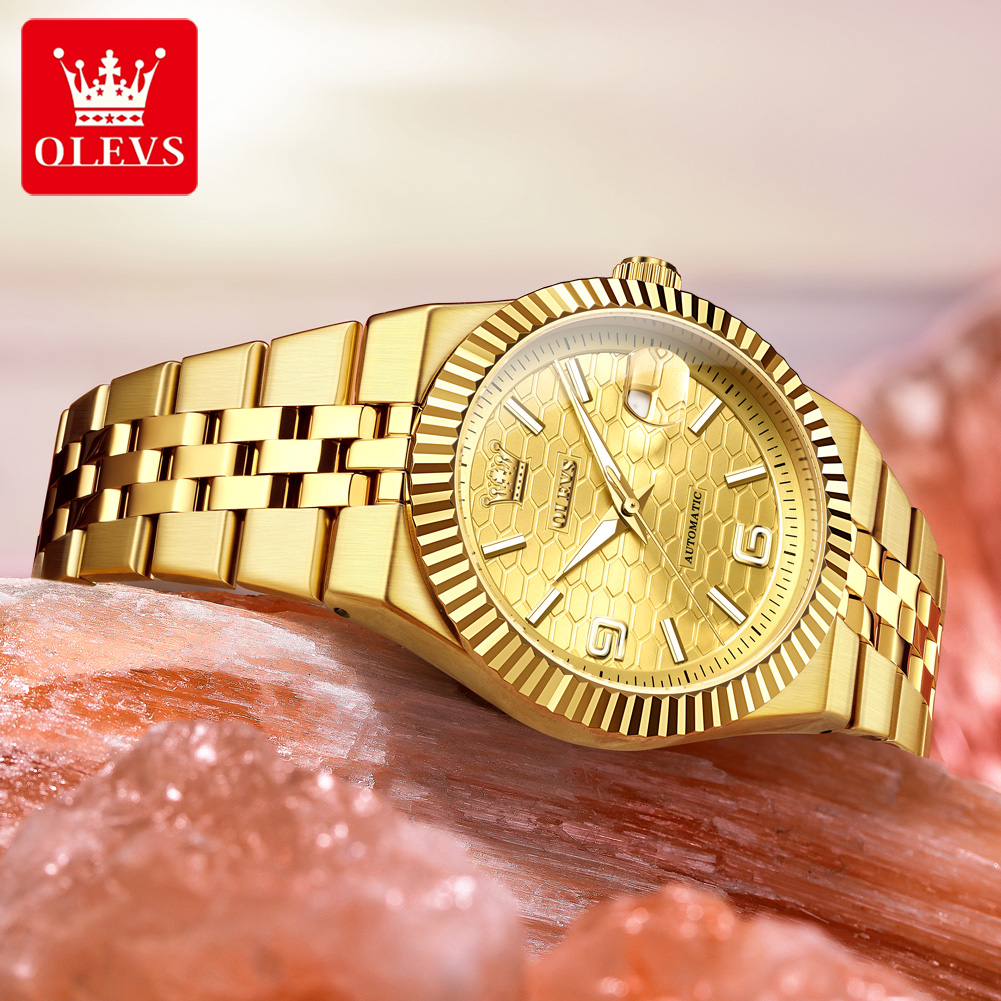 OLEVS Jam Tangan Mekanis Otoma - Rolex Watch Datejust ulasan dan harga