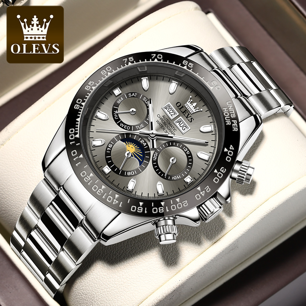 OLEVS jam tangan mekanis otoma - Seiko Watch 5 Sports ulasan dan harga