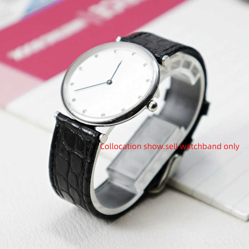 Tali Kulit Asli Buaya Tipis un - Cartier Watch Tank ulasan dan harga