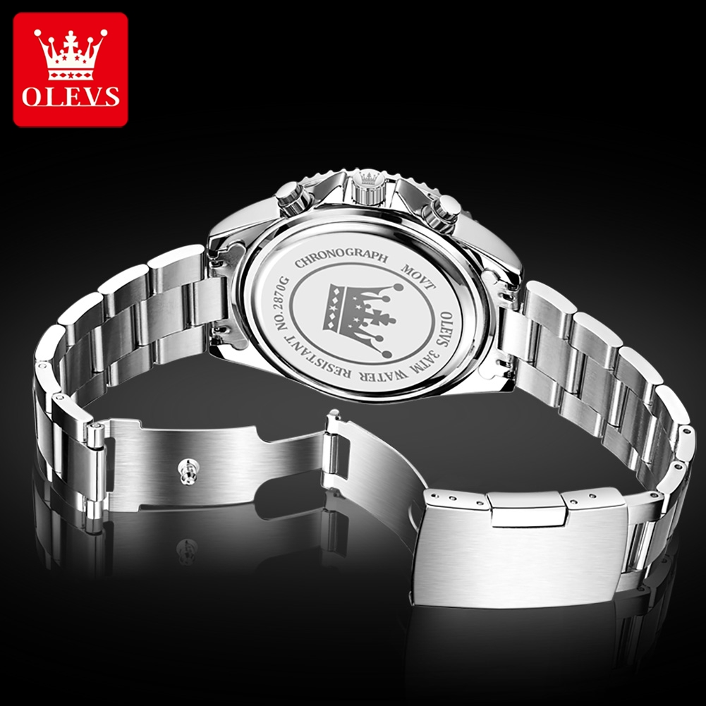 Jam Tangan Pria OLEVS 2870 Fas - Rolex Watch Datejust ulasan dan harga