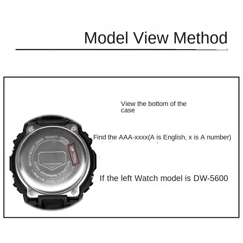 Cover belakang cincin tahan ai - Casio Watch G-Shock Dw-5600 ulasan dan harga