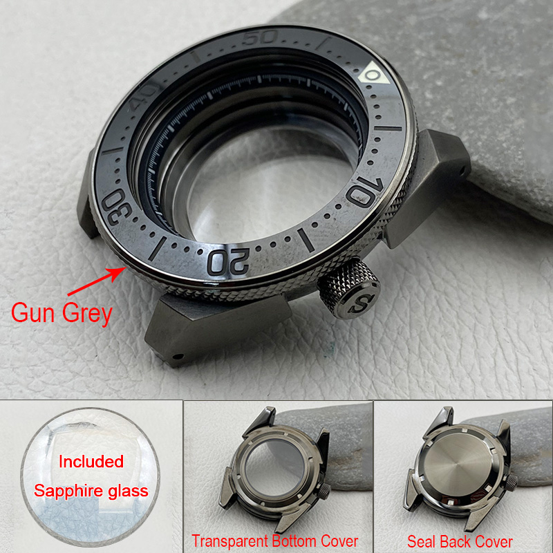 Casing Jam Tangan Gun Grey Mod - Citizen Watch Tsuyosa ulasan dan harga