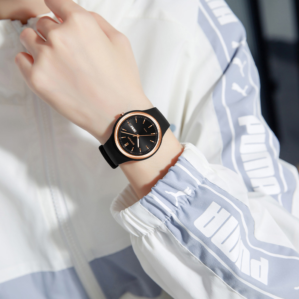 Jam Tangan Kuarsa Wanita Kuali - Silicone Band Women ulasan dan harga