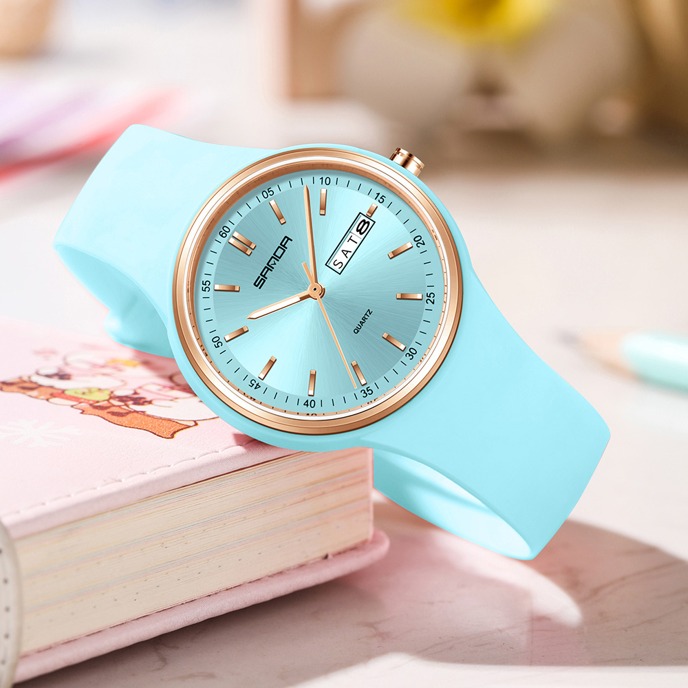 Jam Tangan Kuarsa Wanita Kuali - Silicone Band Women ulasan dan harga