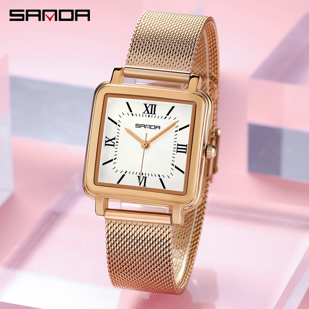 SANDA Jam Tangan Kuarsa Mewah  - Stainless Bracelet Diver ulasan dan harga