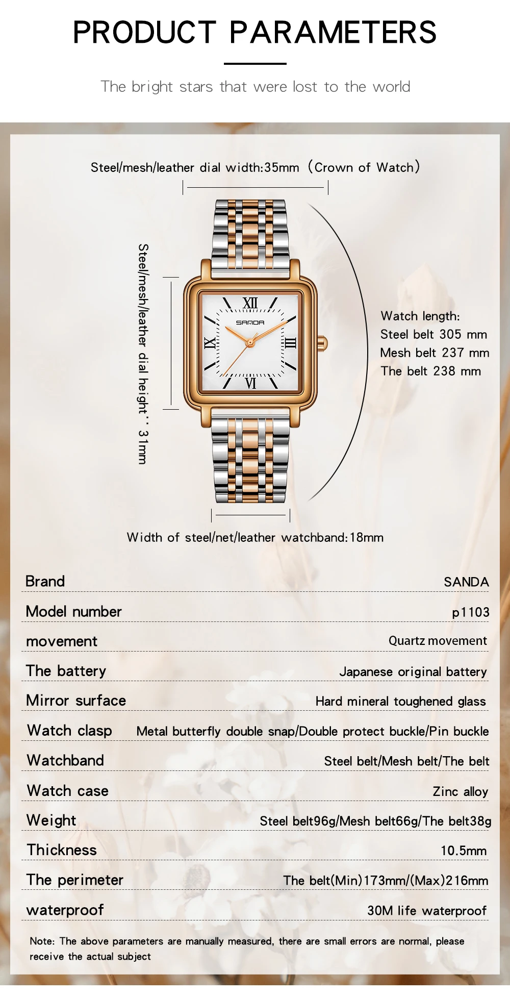 SANDA Jam Tangan Kuarsa Mewah  - Stainless Bracelet Diver ulasan dan harga