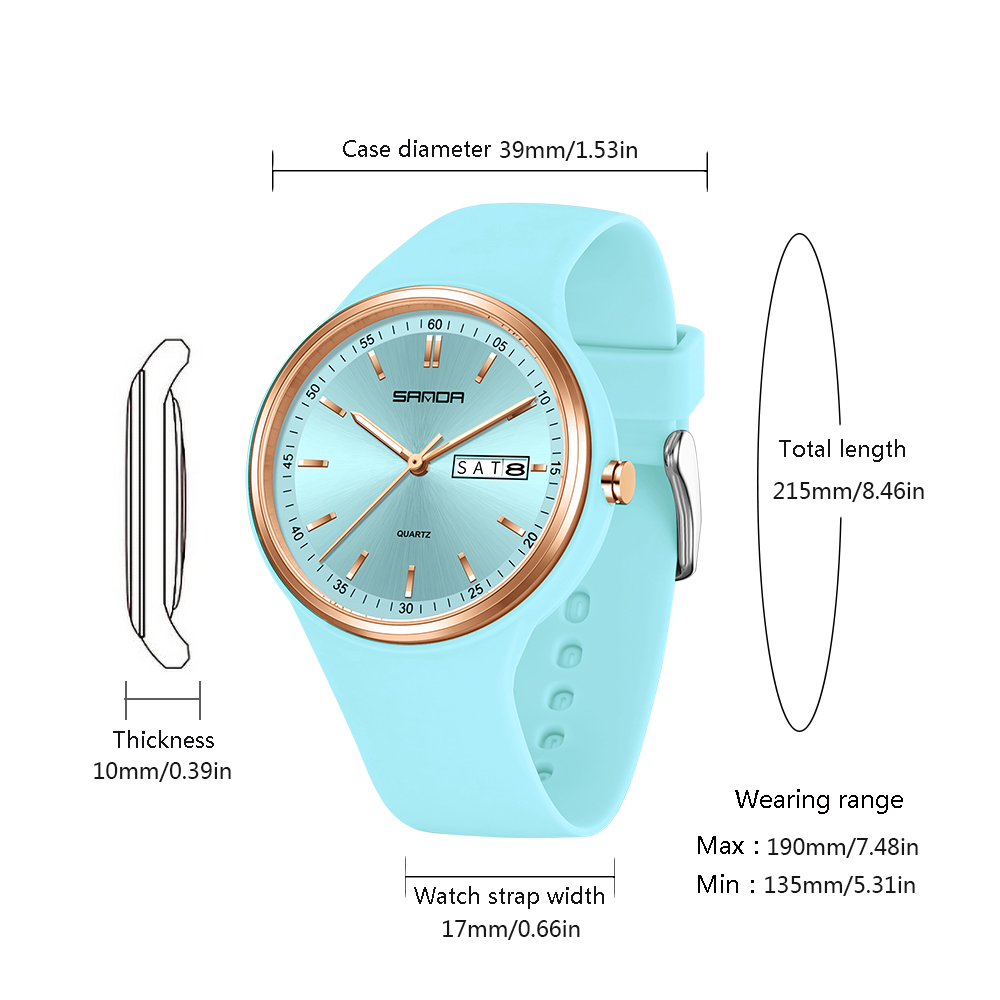 Jam tangan Quartz wanita, arlo - Silicone Band Women ulasan dan harga